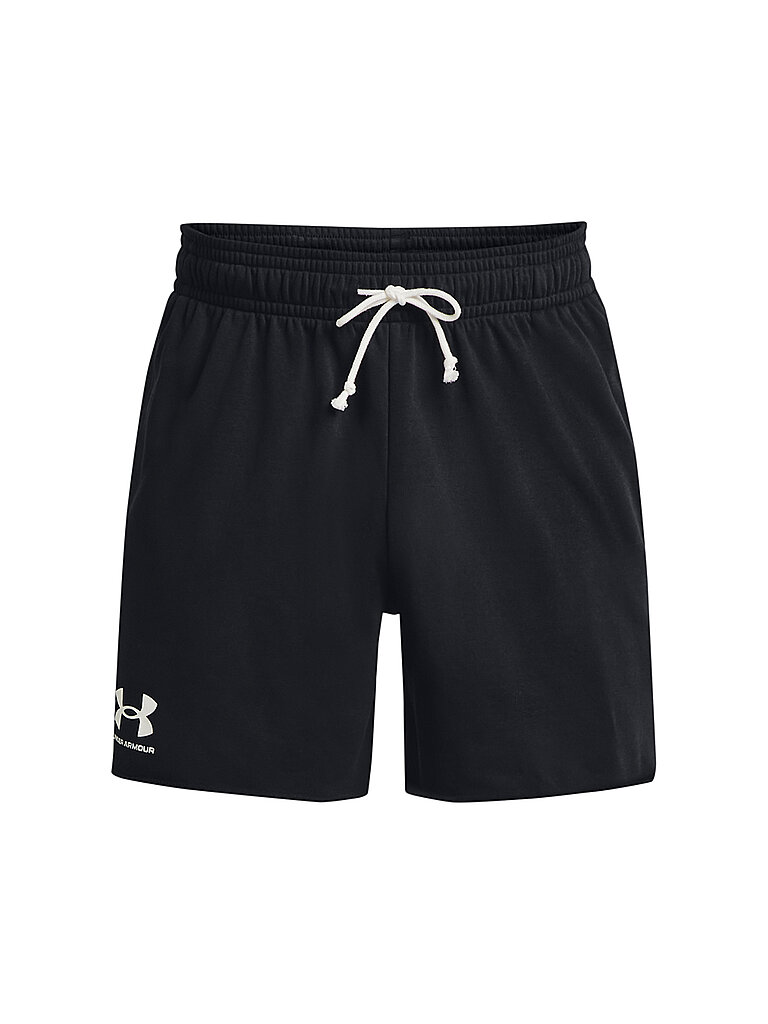 UNDER ARMOUR Herren Shorts UA Rival French Terry schwarz | XXL
